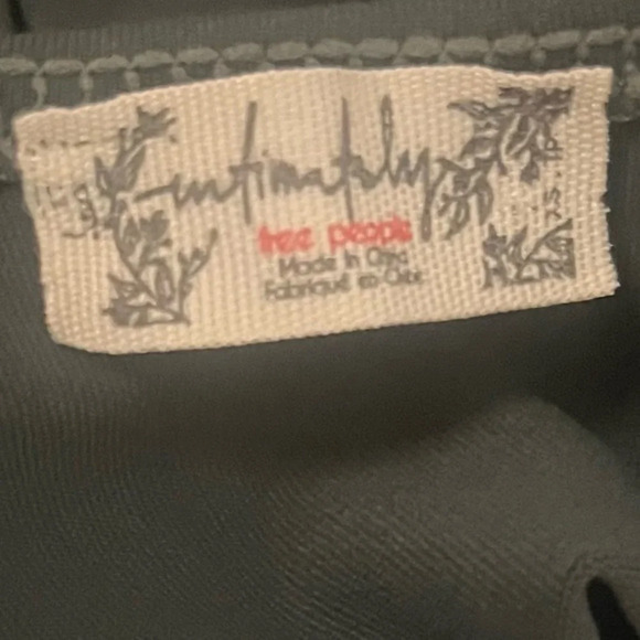 Free People Intimately Tongue Tied Bodysuit Dark Green | Size XS - Picture 9 of 10